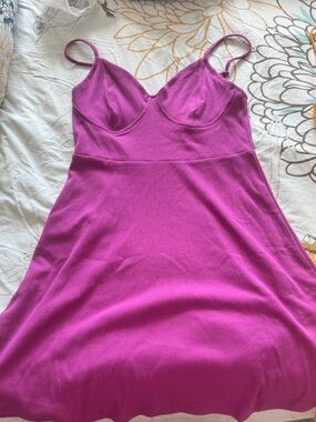 wild fable purple Ribbed dress